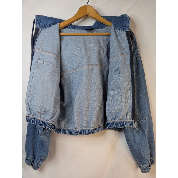 Urban Outfitters BDG Denim Cropped Jacket  Size Medium - Picture 8 of 13